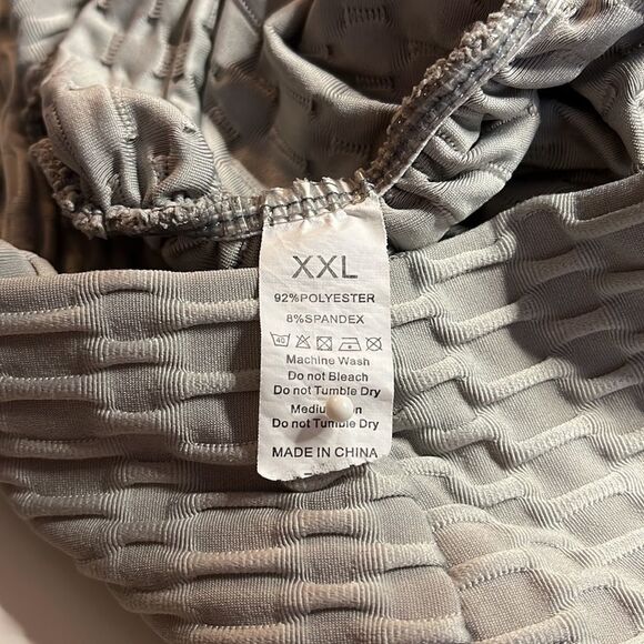 BRAZILIAN butt enhancing leggings textured fabric sexy TikTok slimming SZ XXL - Picture 6 of 11